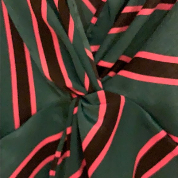 Asos plunge green/pink top - Picture 4 of 5